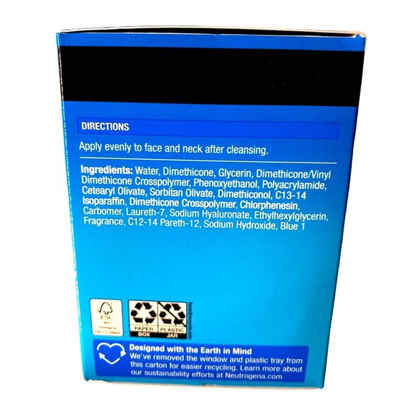 Neutrogena Hydro Boost Hyaluronic Acid Water Gel 1.7 Oz , lot of 2 Blue Box - Picture 3 of 4